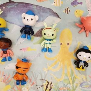 The Complete Original Octonauts Crew | 8 Moveable Figurines
